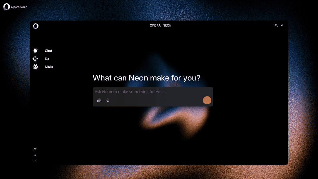 Opera lança Neon, navegador com assistente de IA que executa tarefas online - Imagem do artigo original