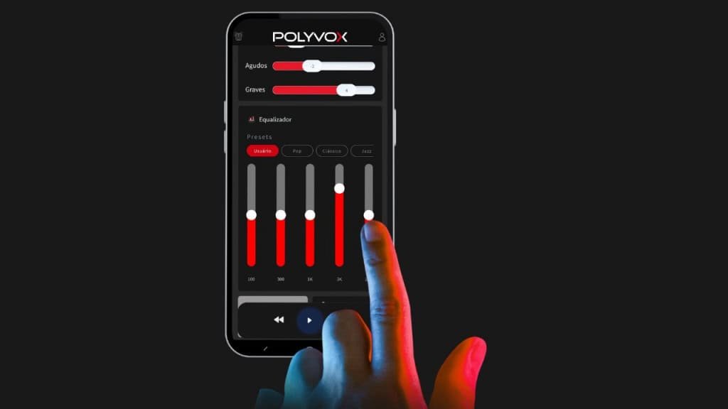 ControlOne permite controlar caixas de som Polyvox direto pelo celular - Imagem do artigo original