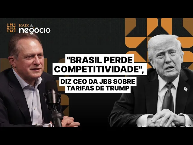 CEO global da JBS vê redução na competitividade do Brasil após tarifas de Trump - Imagem do artigo original