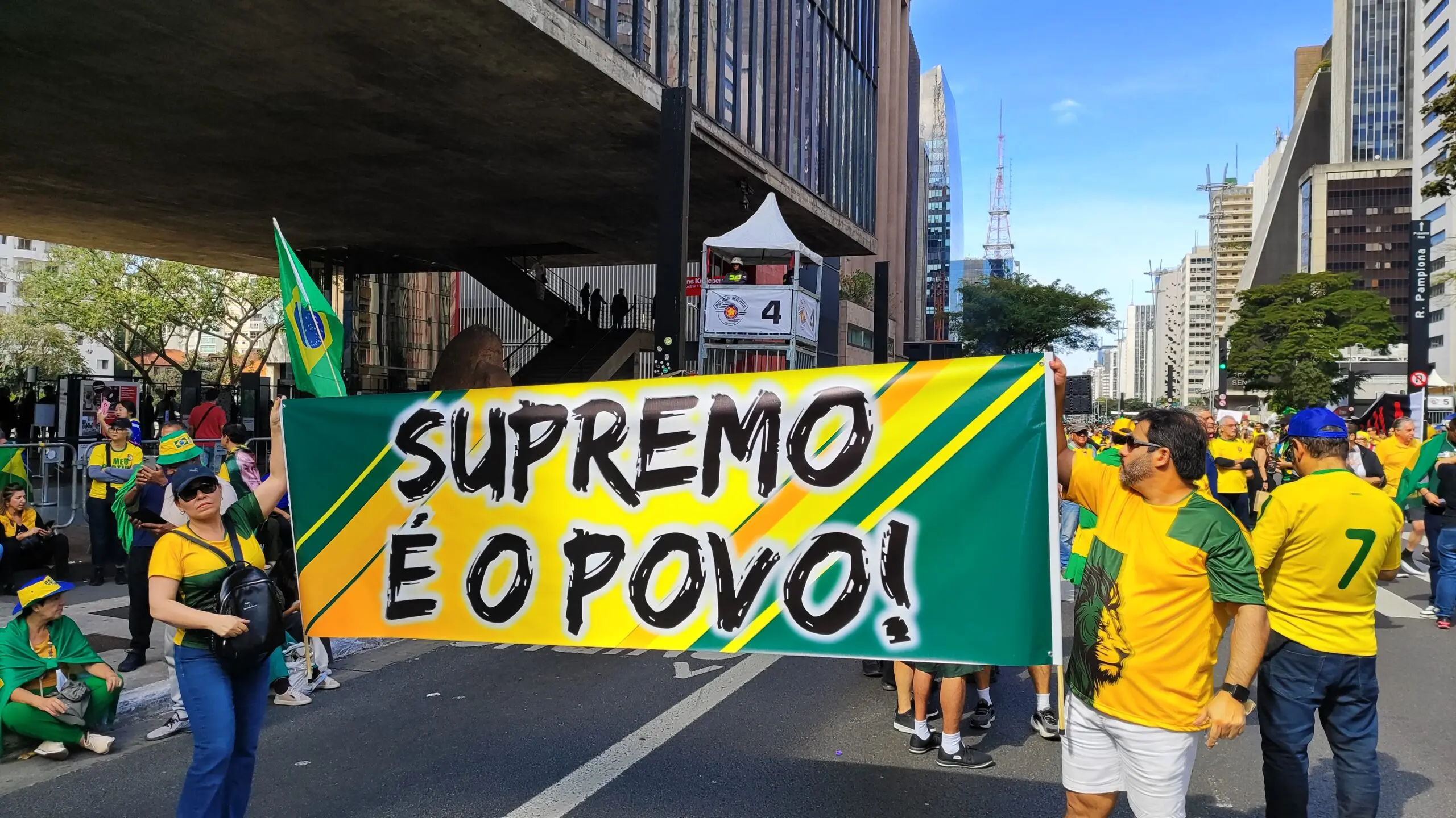 Michelle Bolsonaro é a única presidenciável a aderir aos protestos contra Moraes e Lula - Imagem do artigo original