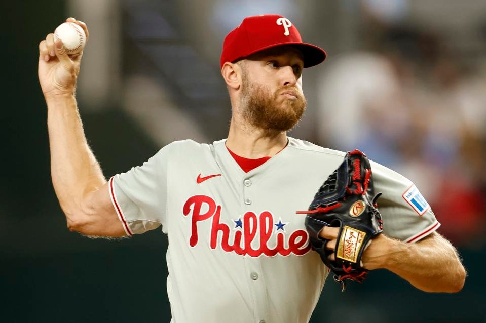 Zack Wheeler é colocado na lista de lesionados dos Phillies por coágulo de sangue no braço direito - Imagem do artigo original