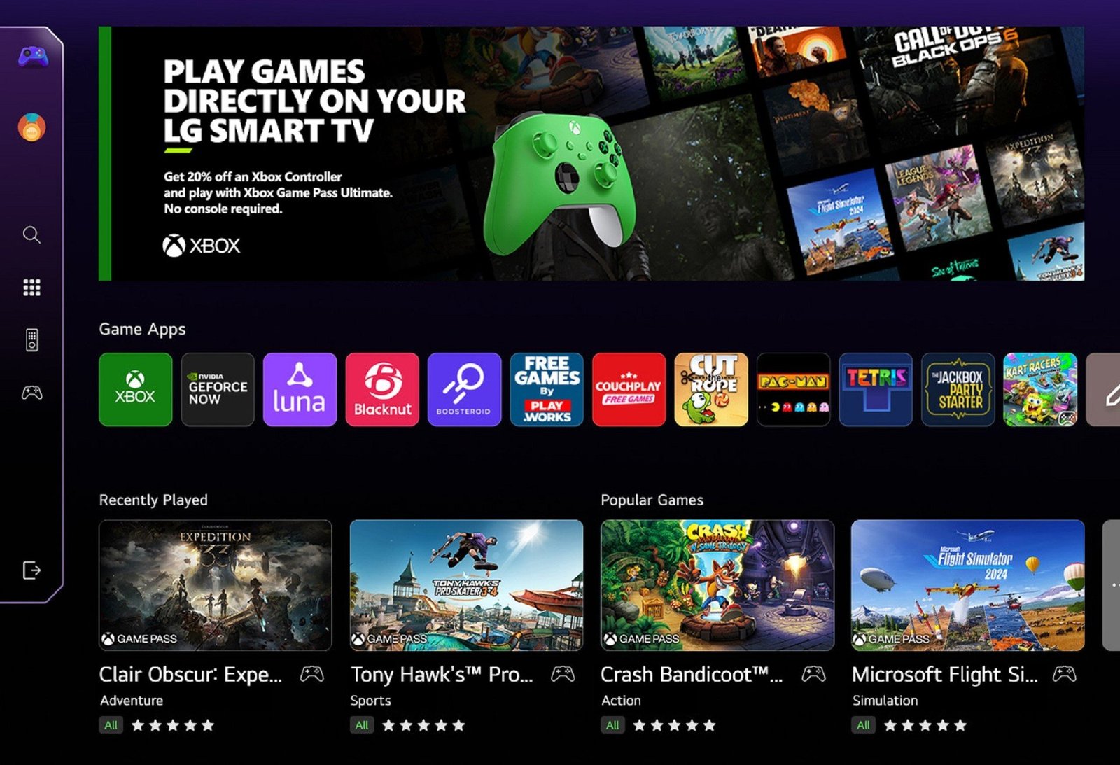 LG atualiza Gaming Portal em suas TVs e amplia acessibilidade para jogadores - Imagem do artigo